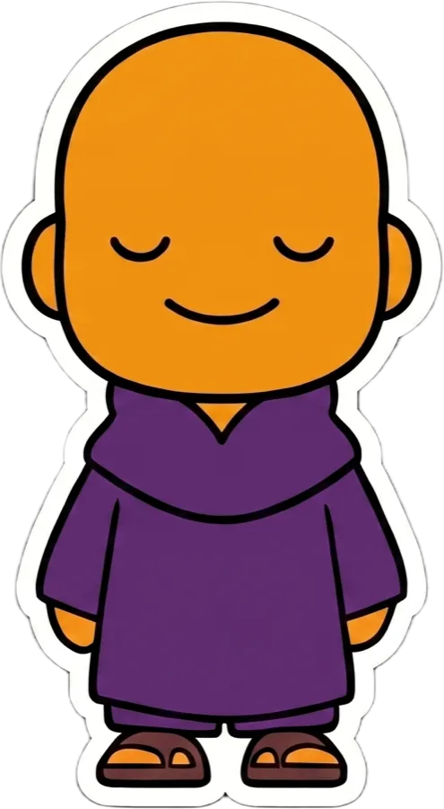 Monk, the app mascot